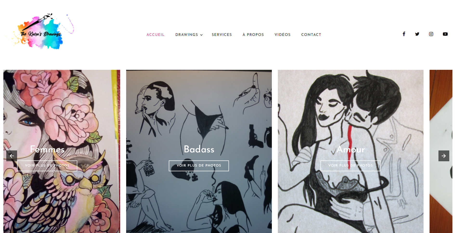 Site The Kiara's Drawings